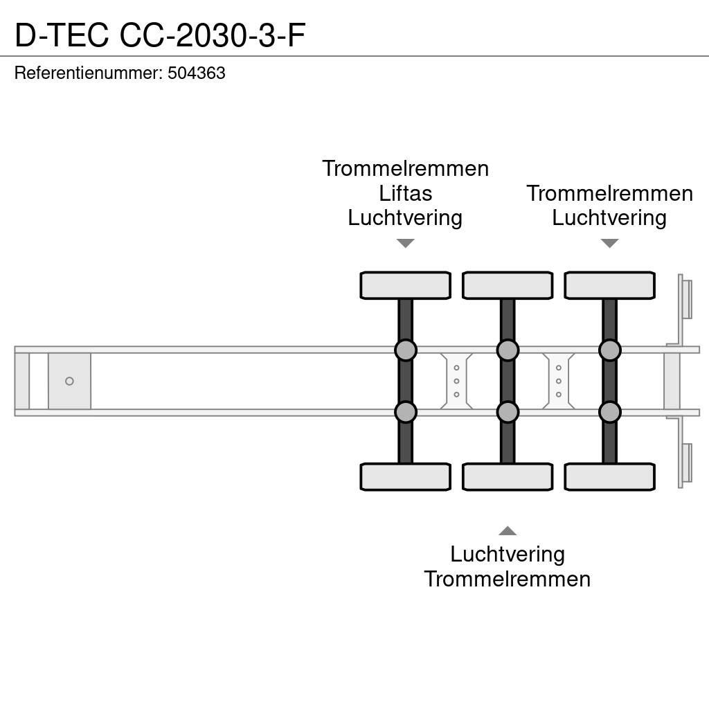 D-tec CC-2030-3-F Semirimorchi portacontainer
