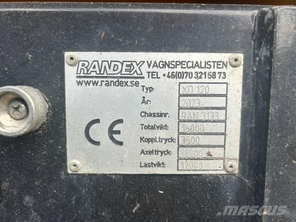 Randex XD 120 Rimorchi ribaltabili