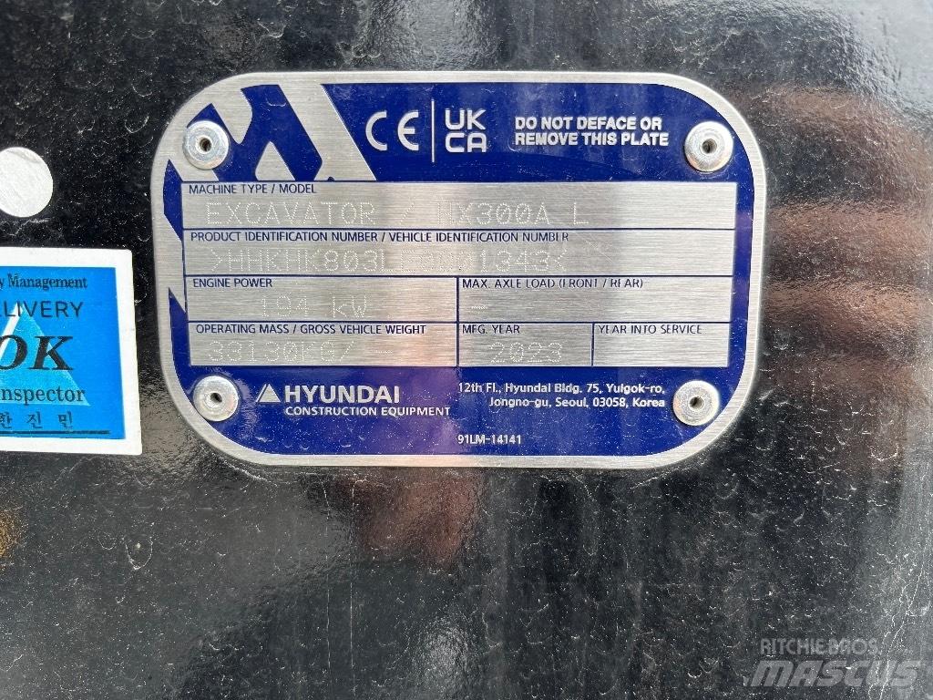 Hyundai HX300A L Escavatori cingolati