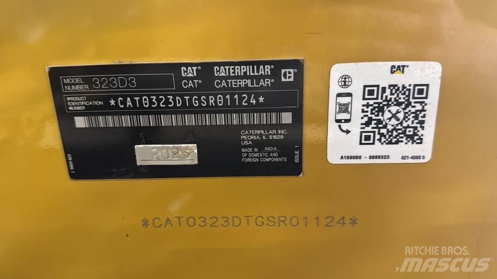CAT 323D3 Escavatori cingolati