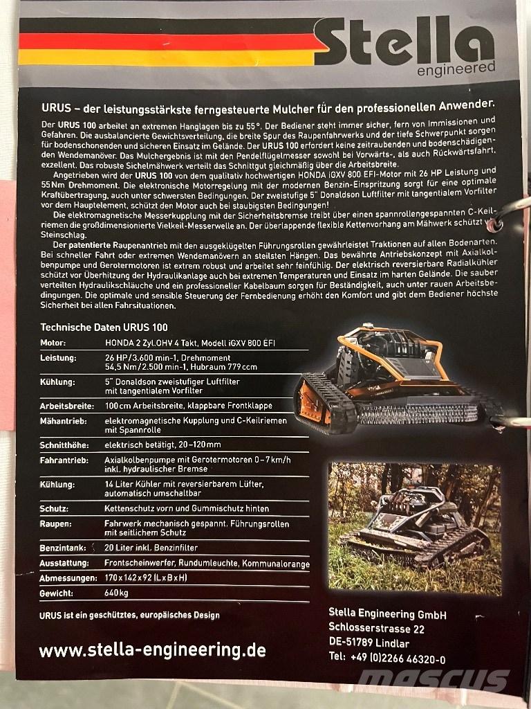  Stella URUS 100 Robot tagliaerba