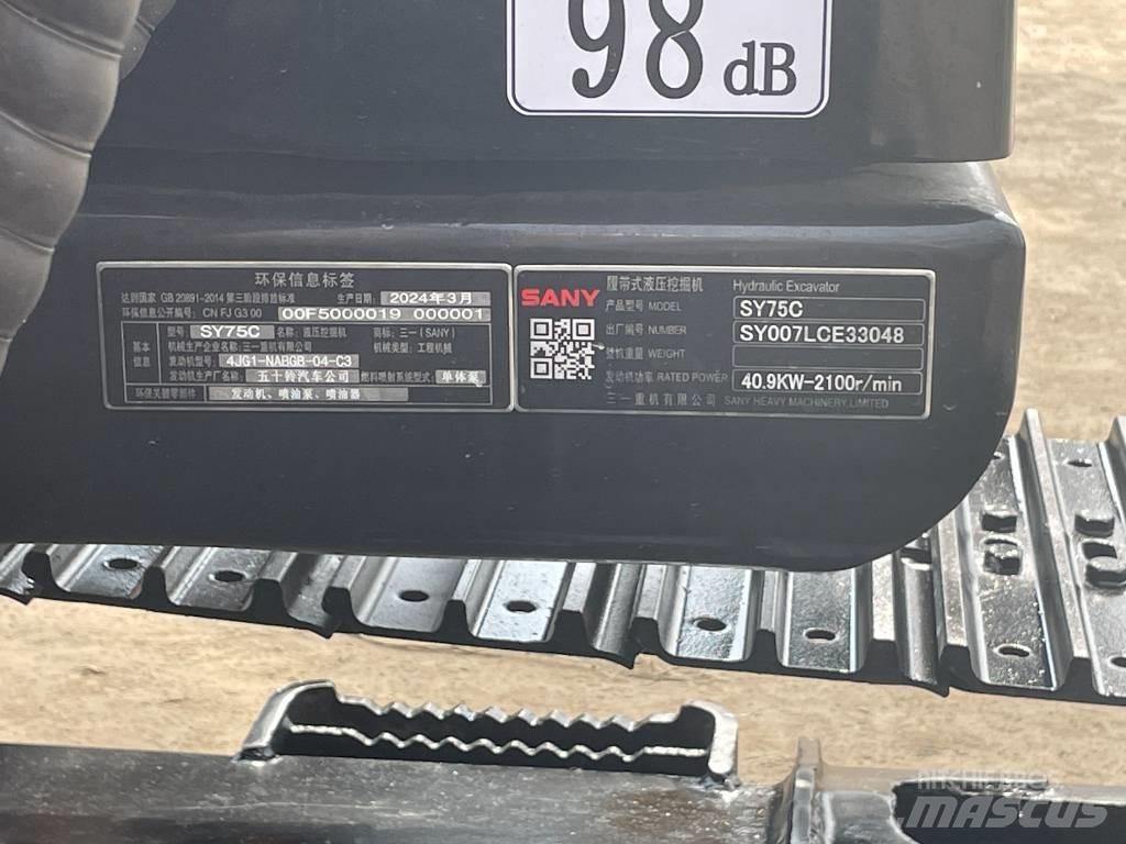 Sany SY 75 Escavatori medi 7t - 12t