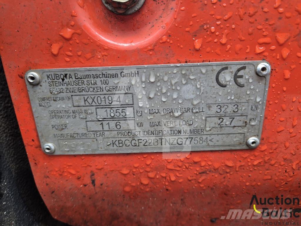 Kubota KX 019-4 Miniescavatori