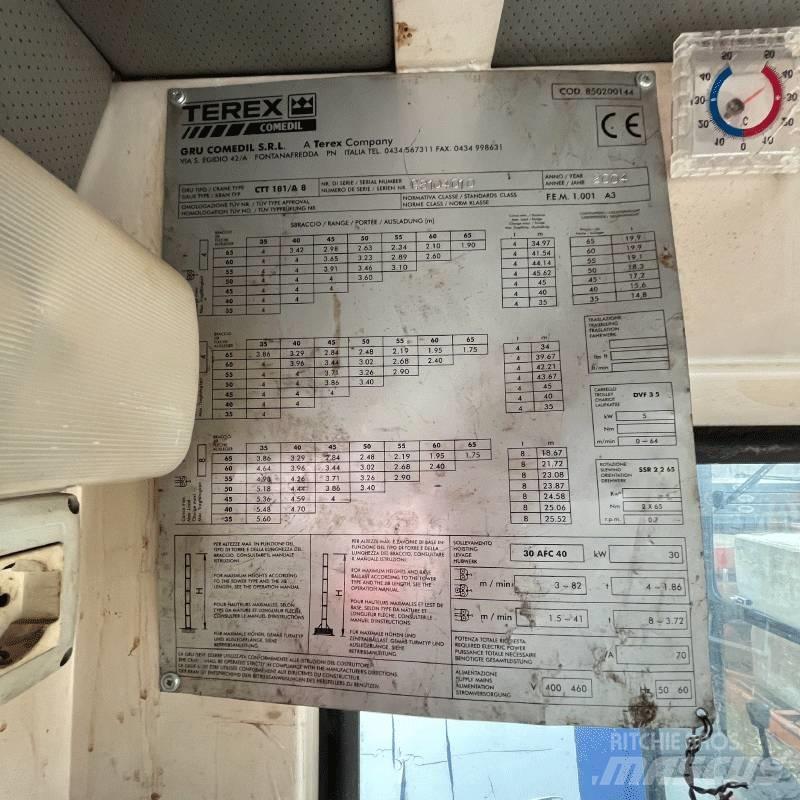Terex CTT181-A8 Gru a torre