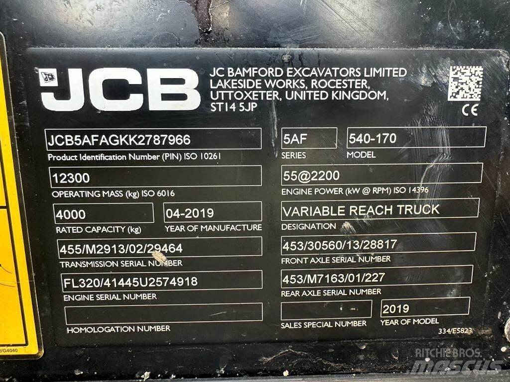 JCB 540-170 Sollevatori telescopici