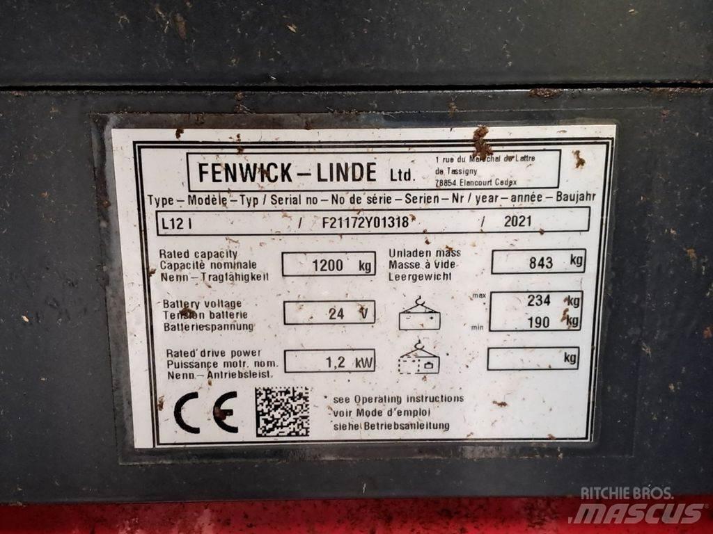 Linde L12I Transpallet uomo a terra