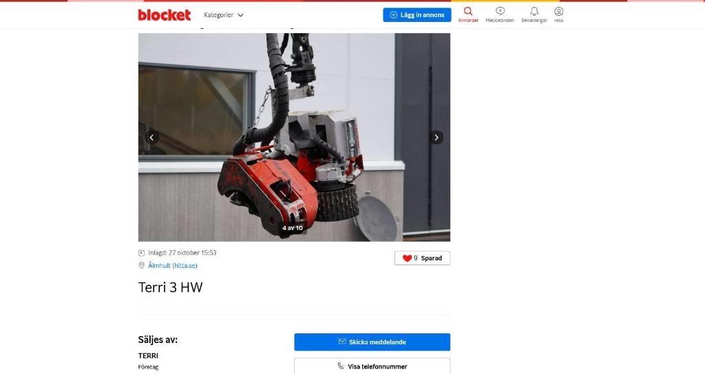 Terri 3HW Abbattitrici, Disboscatrici