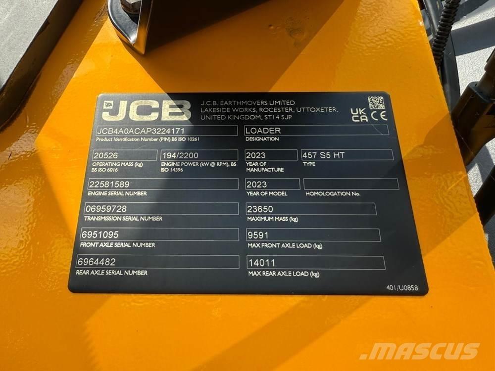 JCB 457 HT Pale gommate