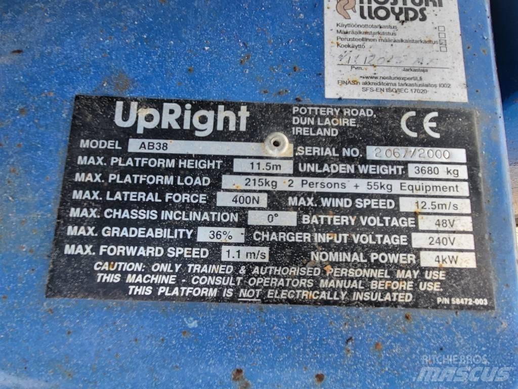 UpRight AB38N Piattaforme a braccio articolato