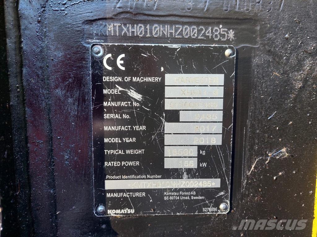 Komatsu 911 Abbattitrici, Disboscatrici