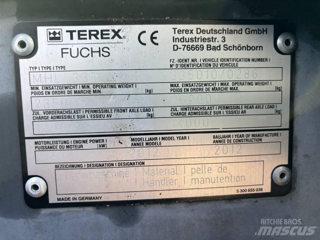 Fuchs MHL 335 Movimentazione rifiuti