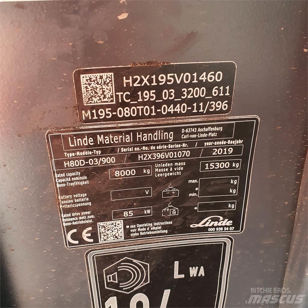 Linde H80D/900 Carrelli elevatori diesel