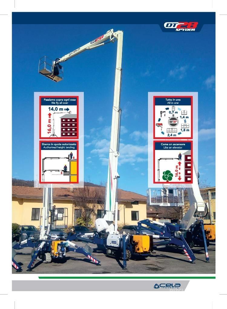 Cela CRAWLER DT 28 Piattaforme cingolate, Piattaforme a ragno e Montacarichi