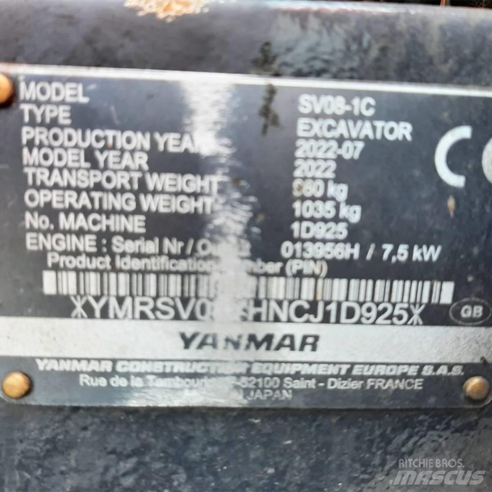 Yanmar SV 08 Miniescavatori