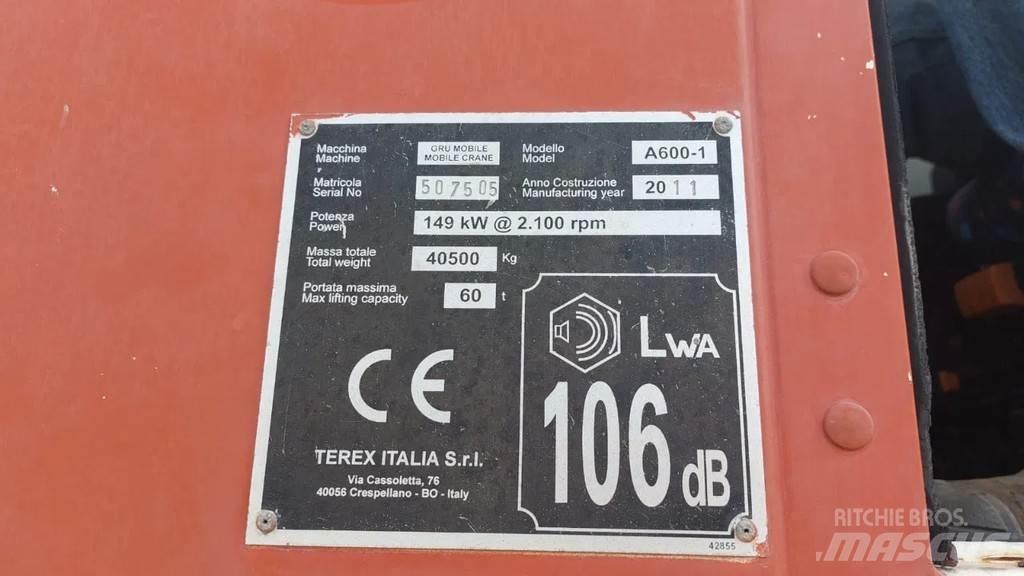 Terex A600 Gru per terreni difficili