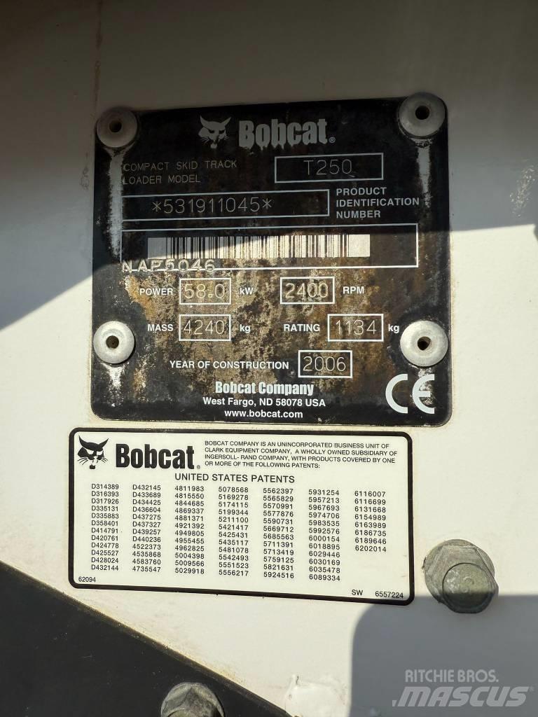 Bobcat T 250 Pale cingolate