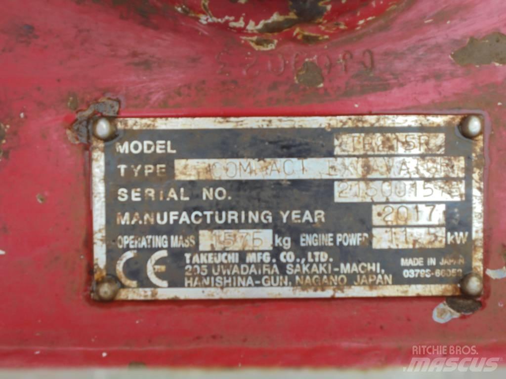 Takeuchi TB215R Miniescavatori