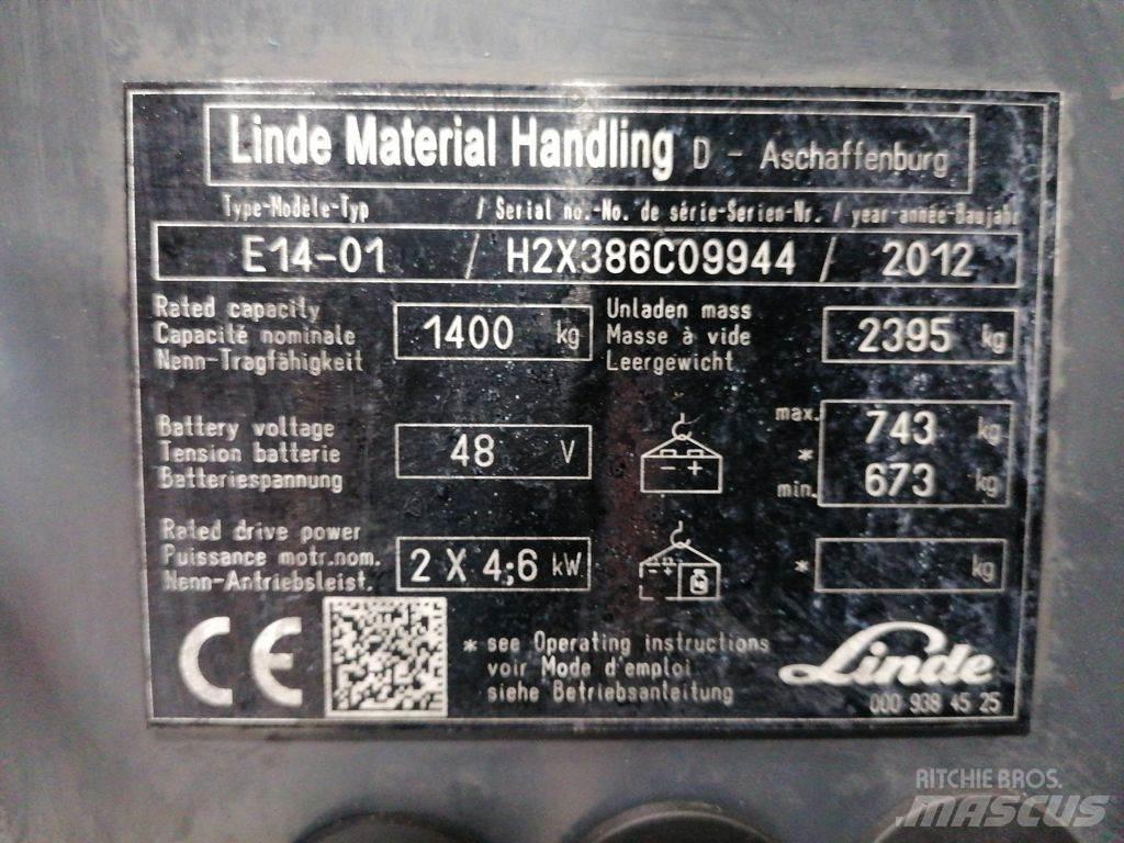 Linde E14-01 Carrelli elevatori elettrici