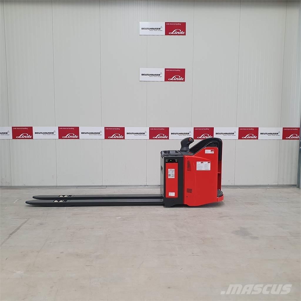 Linde T20SP lang Transpallet uomo a terra