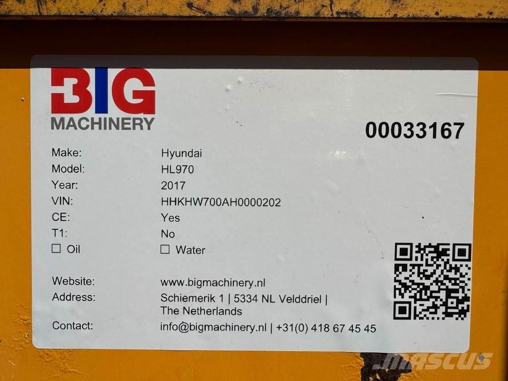 Hyundai HL970 Pale gommate