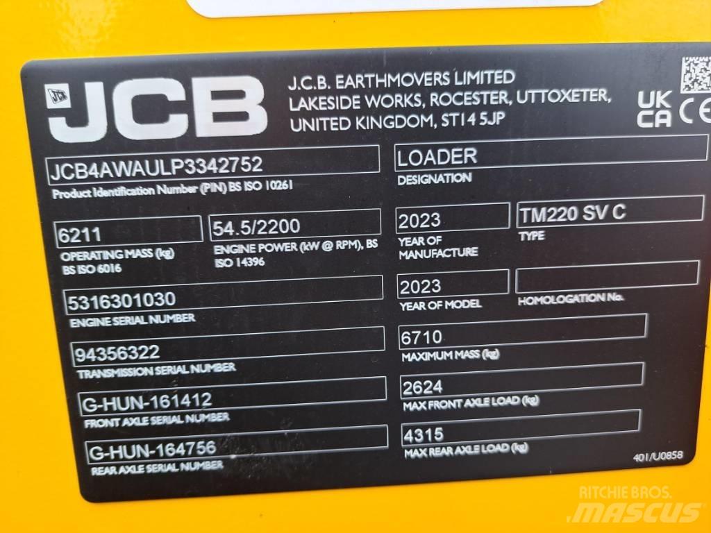 JCB TM 220 SV Pale gommate
