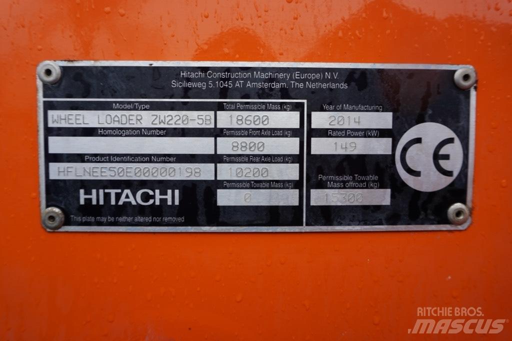 Hitachi ZW 220-5 B Pale gommate