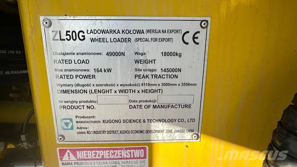 XCMG ZL 50 G Pale gommate