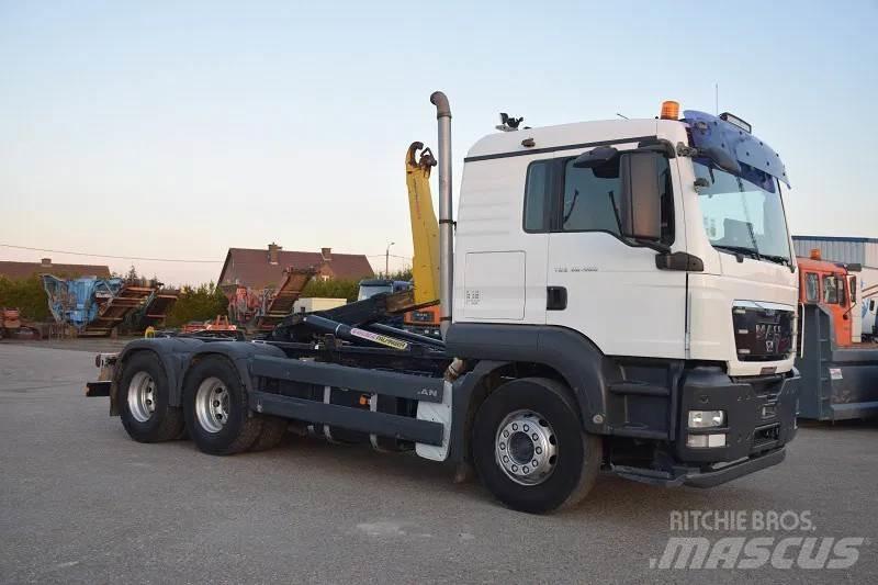 MAN TGS 26.400 Camion con gancio di sollevamento