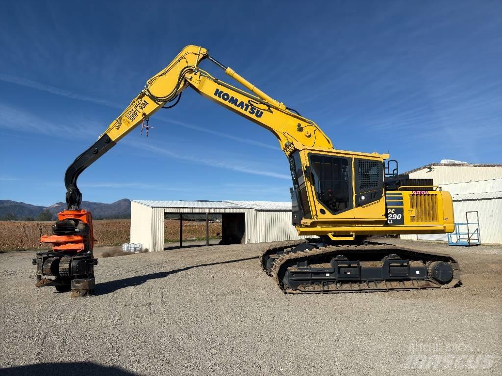 Komatsu PC290LL-11 Caricatronchi con base su rimorchio