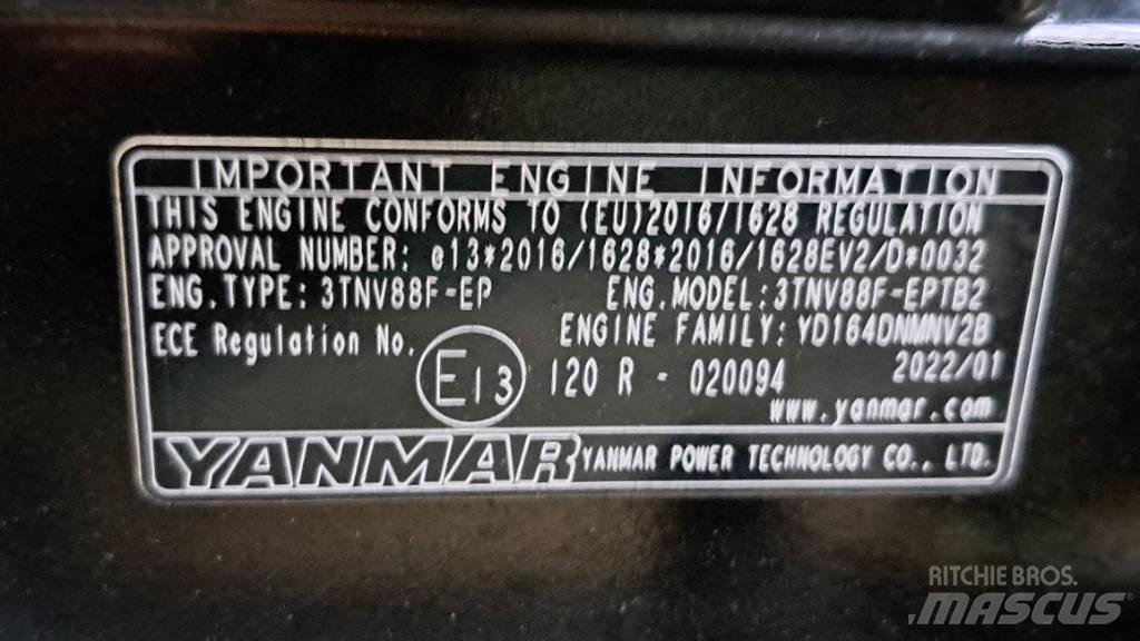 Yanmar 3TNV88F-EPTB2 Motori