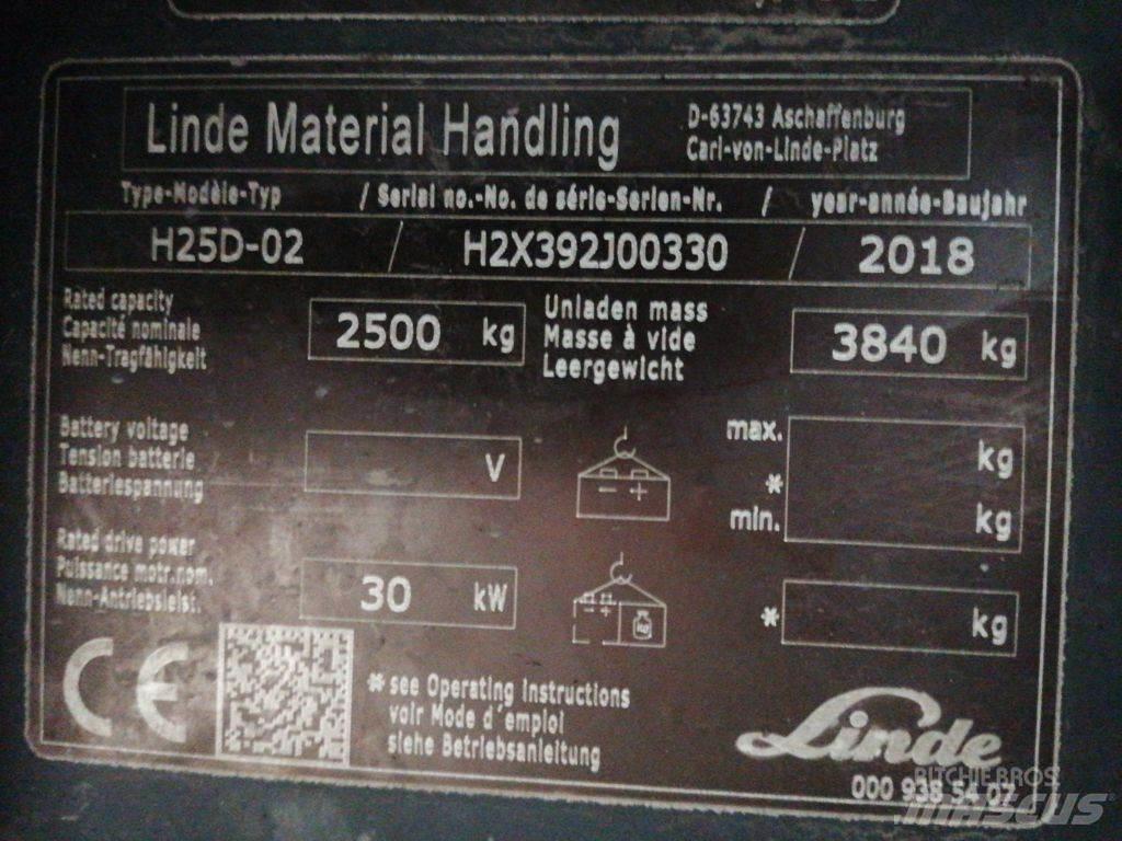 Linde H25D-02 Carrelli elevatori diesel