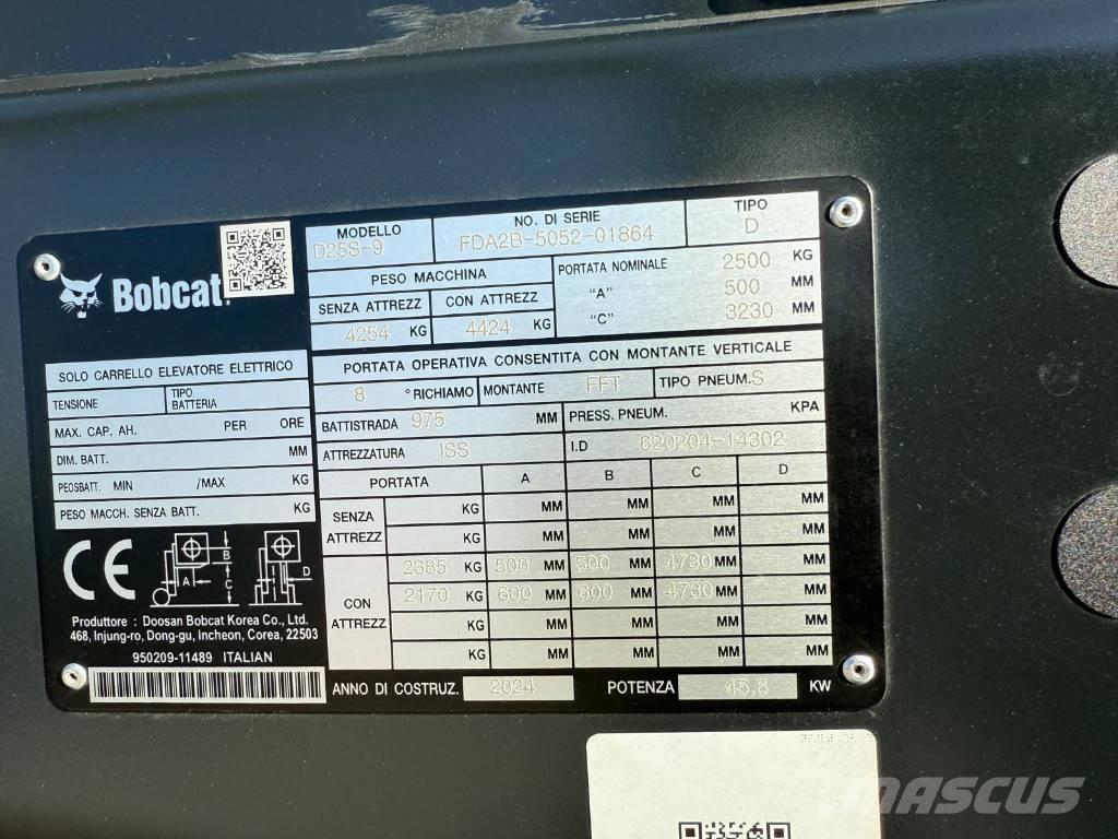 Bobcat D 25 S-9 Carrelli elevatori diesel