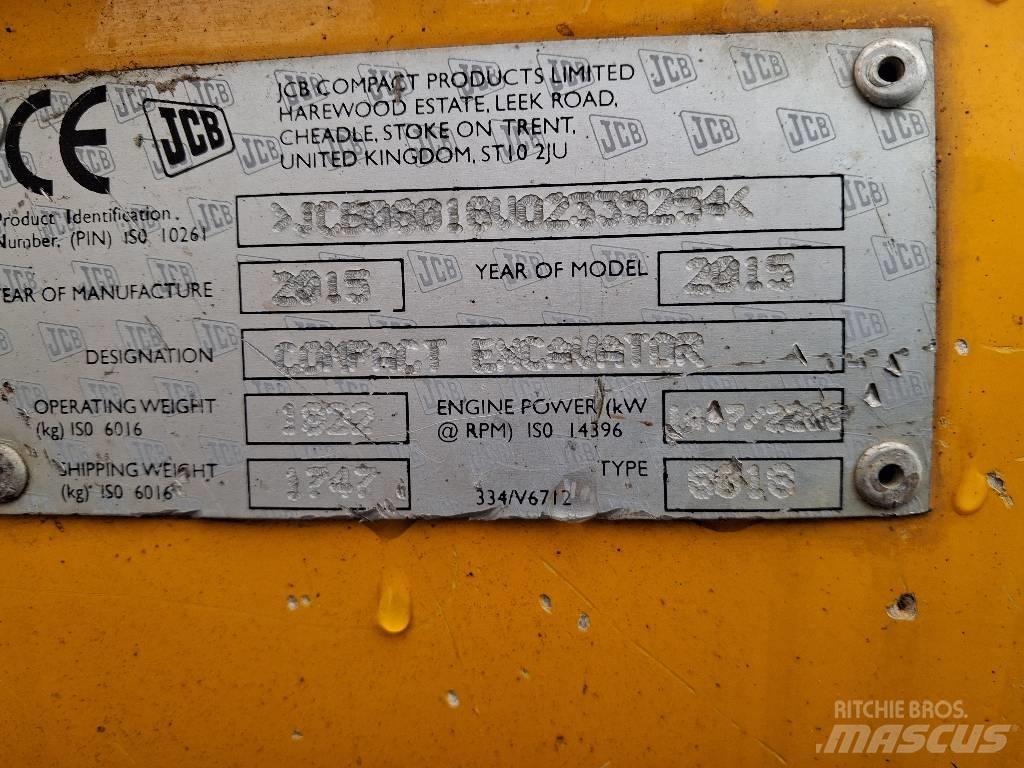 JCB 8018 CTS Miniescavatori