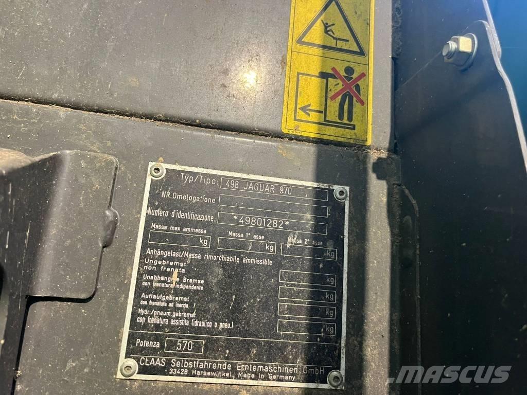 CLAAS Jaguar 970 Trince semoventi