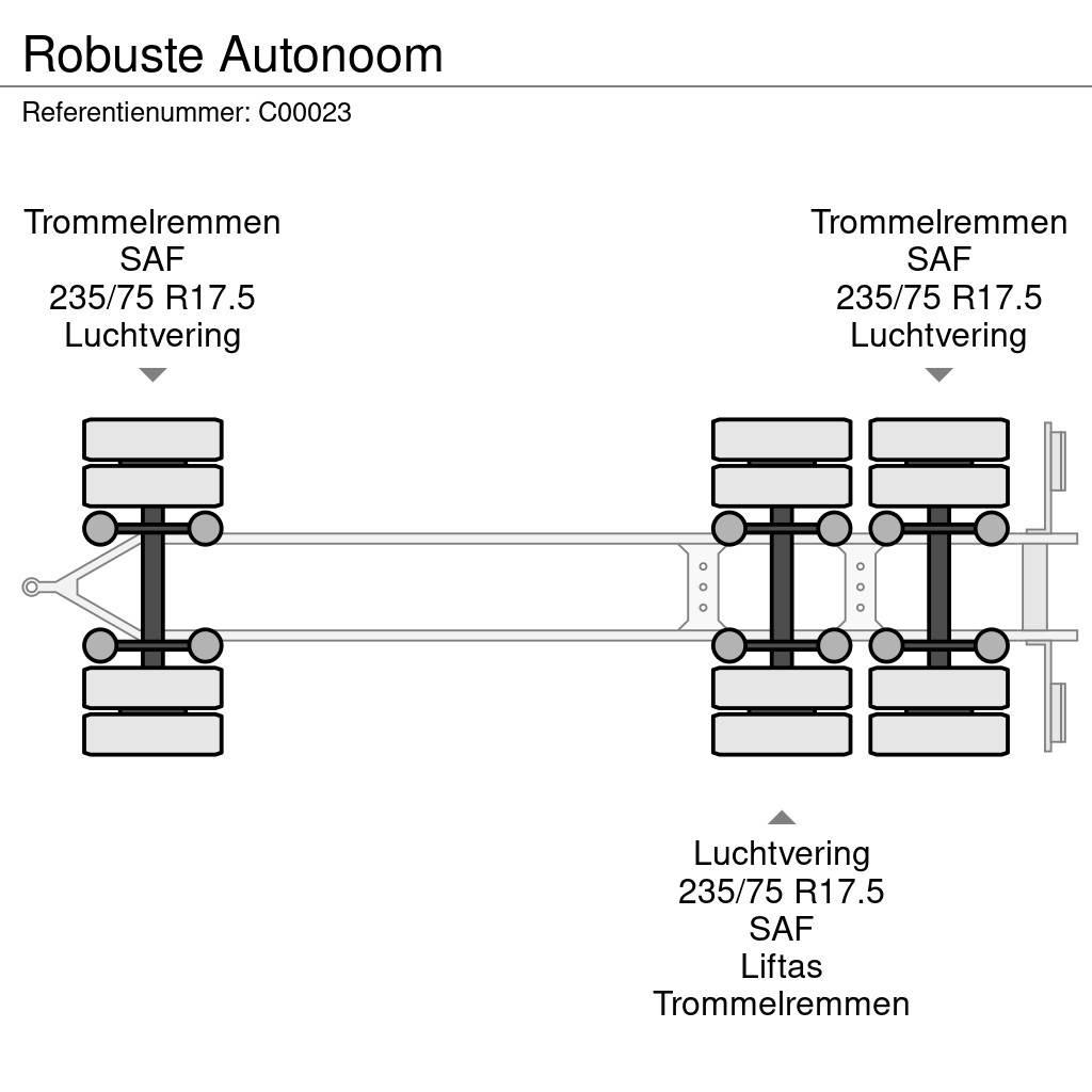 Robuste Autonoom Rimorchi con sponde ribaltabili