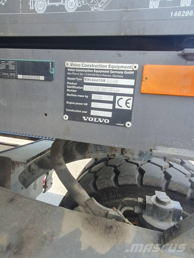 Volvo EW 160 E Escavatori gommati