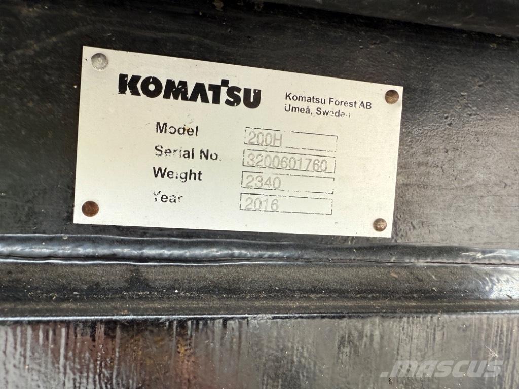 Komatsu 901 Abbattitrici, Disboscatrici
