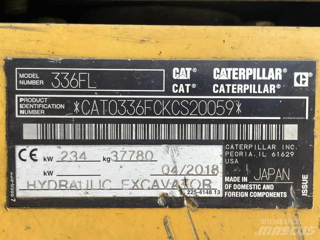 CAT 336 FL Escavatori cingolati
