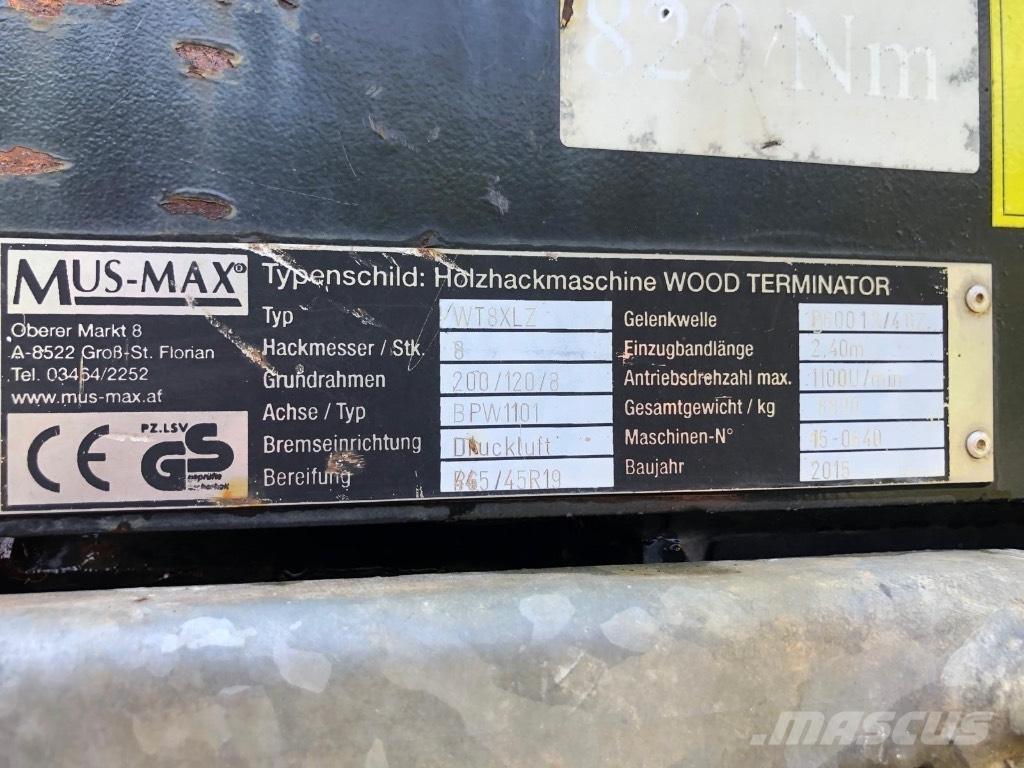 Mus-Max WT8XLZ Cippatrice