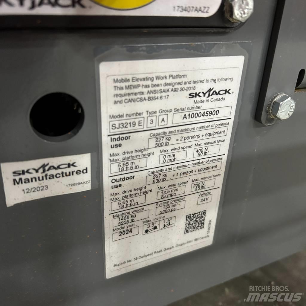 SkyJack SJ 3219 Piattaforme a pantografo