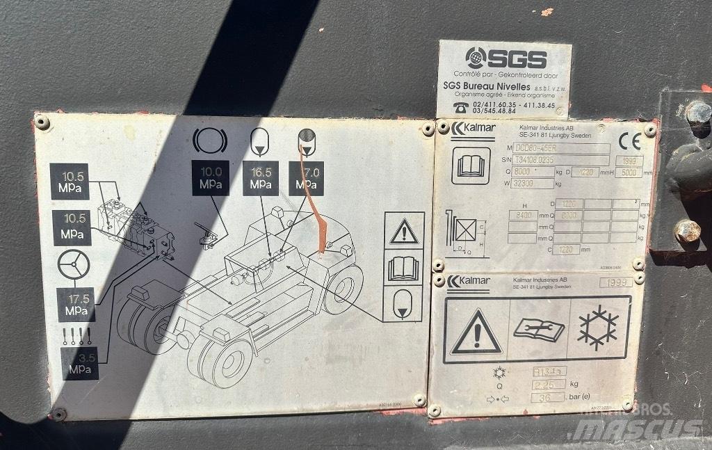 Kalmar DCD 80-45R Carrelli elevatori diesel
