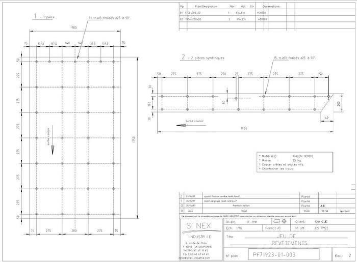  Sinex EXTRACTEUR Vagli vibranti