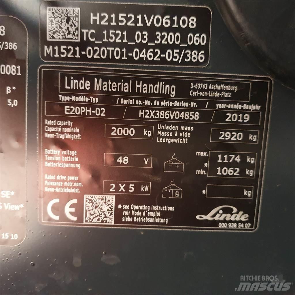 Linde E20PH Carrelli elevatori elettrici