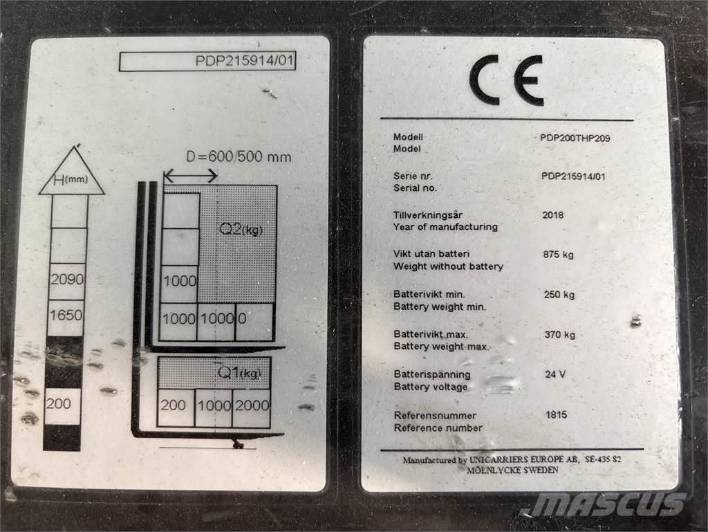 Atlet PDP200 Carrelli a piattaforma
