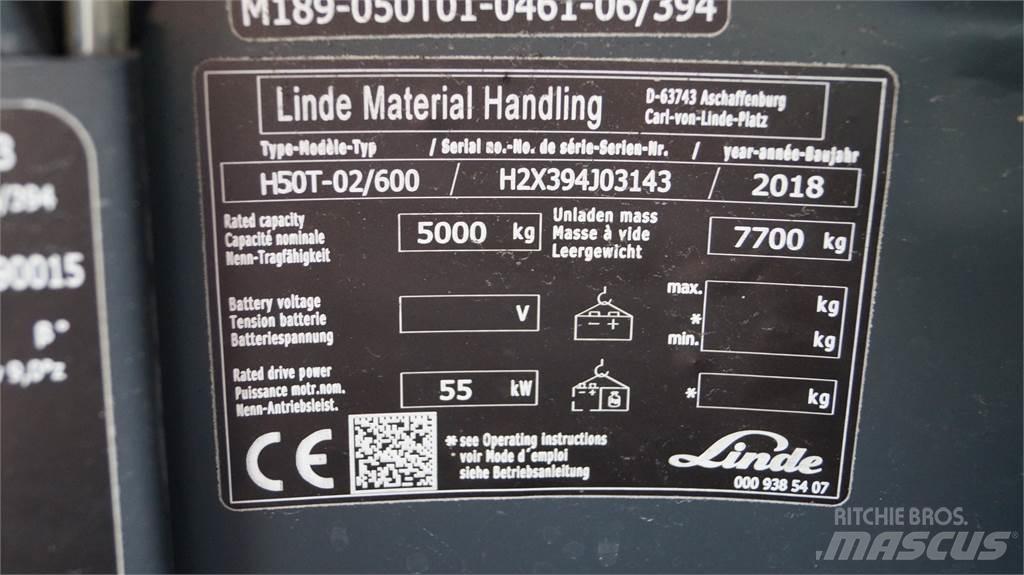 Linde H50T/600 Carrelli elevatori GPL