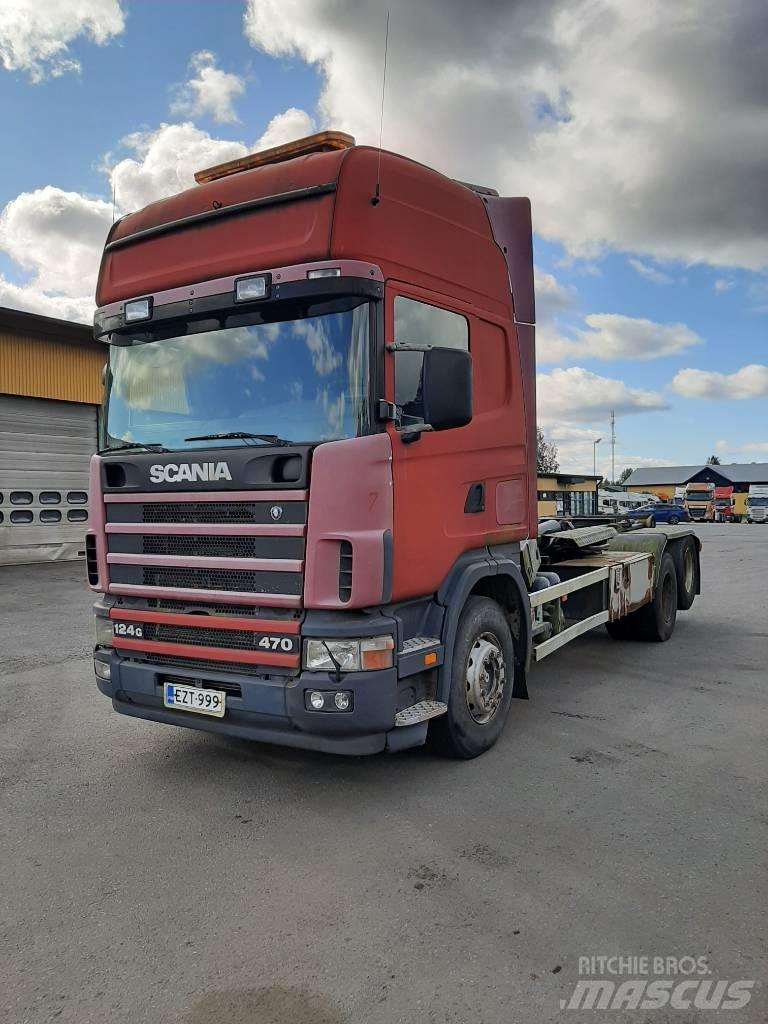 Scania R 124 Camion con gancio di sollevamento