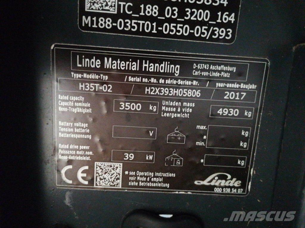 Linde H35T-02 Carrelli elevatori GPL