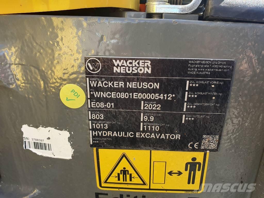 Wacker Neuson 803 Escavatori cingolati