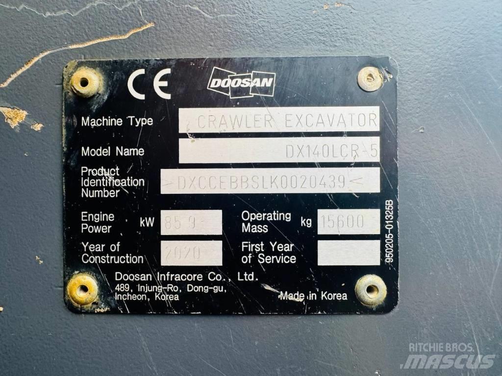 Doosan DX 140 LCR-5 Escavatori cingolati