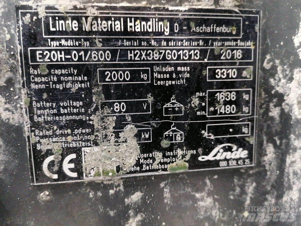 Linde E20H-01/600 Carrelli elevatori elettrici